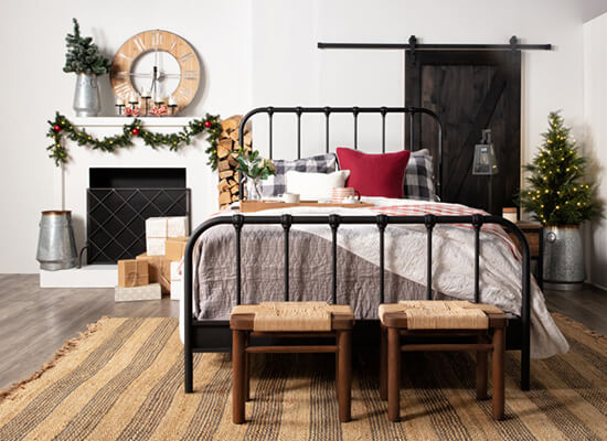 farmhouse bed