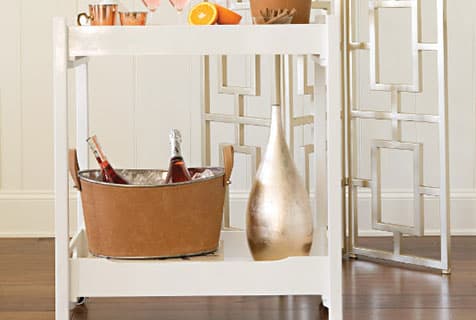 style bar cart - dining