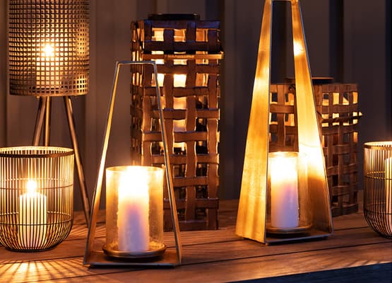 candle lanterns