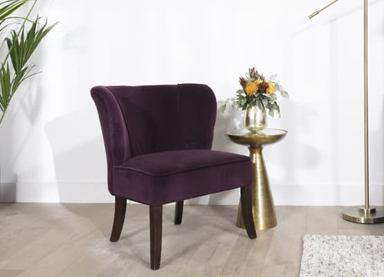 purple chair