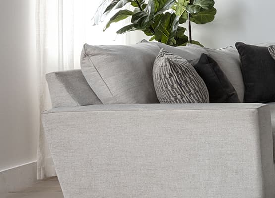 grey cushion