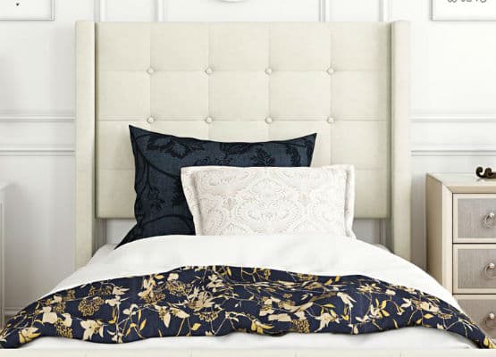 upholstered headboard