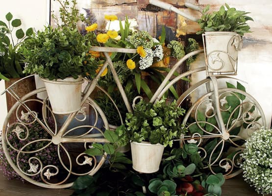 springs flowers pots