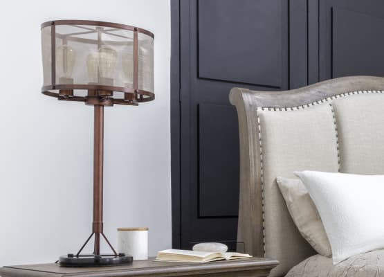 bedside lamp farmhouse