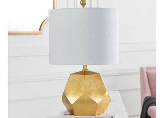 bedside lamp gold