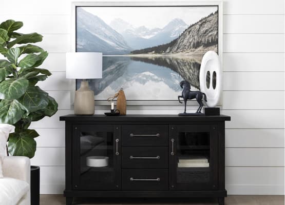 credenza decor ideas