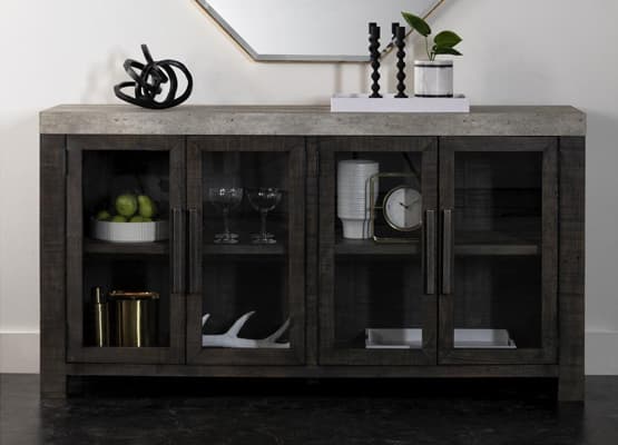 credenza styling inspiration