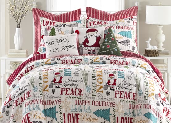 christmas bedding ideas