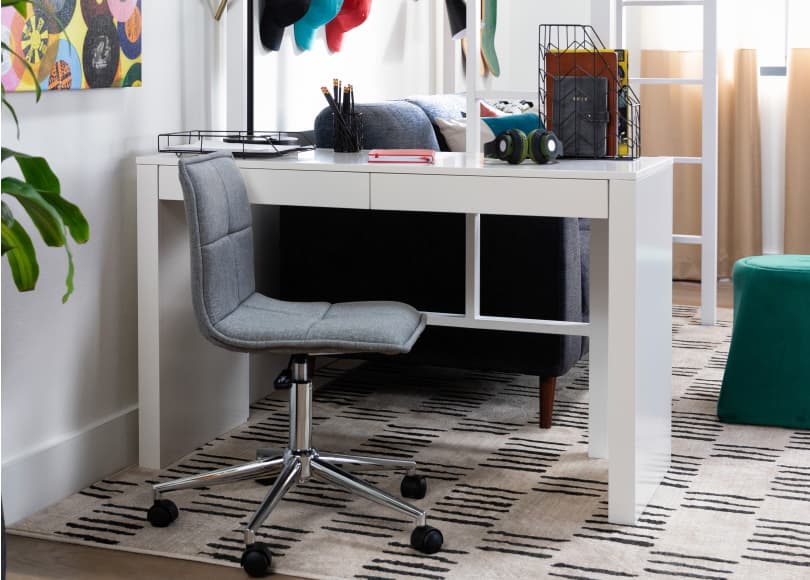 built-in desk