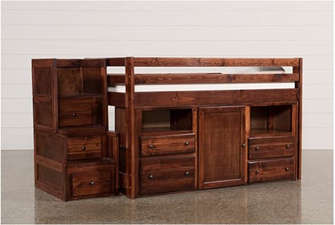 loft storage bed