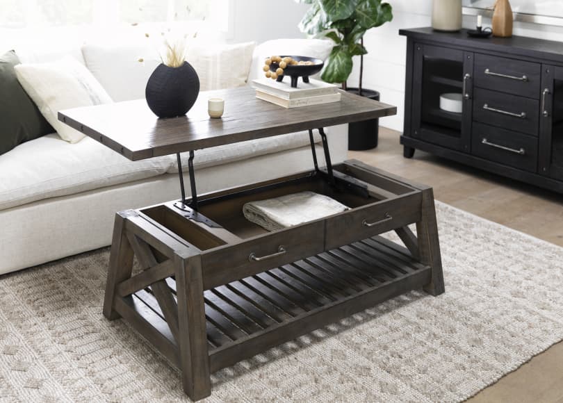 jaxon lift-top coffee table with storage