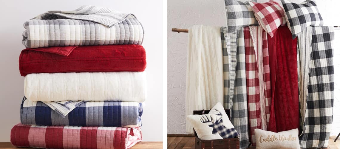 winter plaid layers