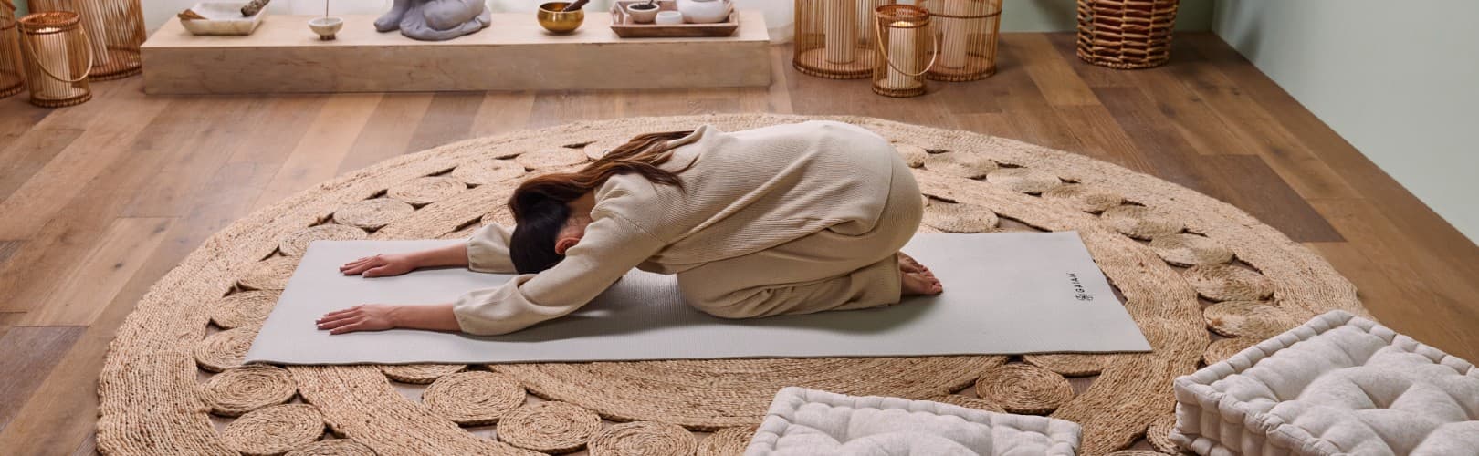 meditation room yoga mat