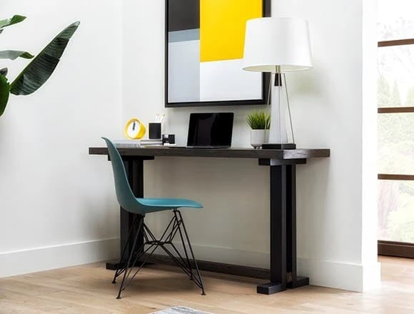 Mid-Century Office Design with Rita Sofa Table